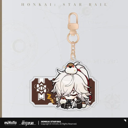 Honkai: Star Rail Pom-Pom Exhibition Series Acrylic Keychain