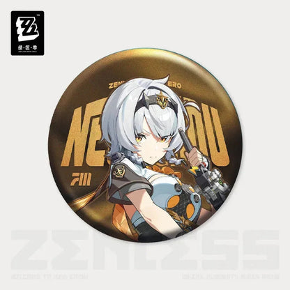 Zenless Zone Zero Artwork Series Faction Unknown Tinplate Badge