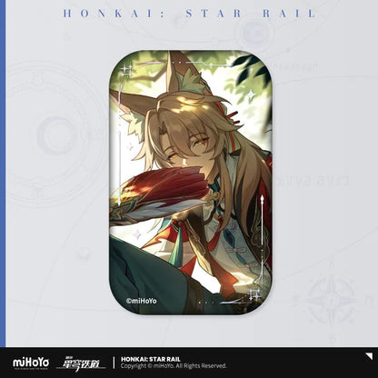 Light Cone Series Rectangular Tinplate Badge