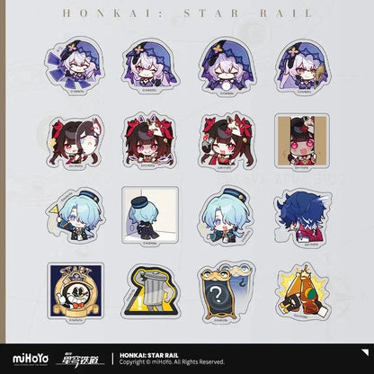 Honkai: Star Rail Pom-Pom Exhibition Series Chibi Sticker Box