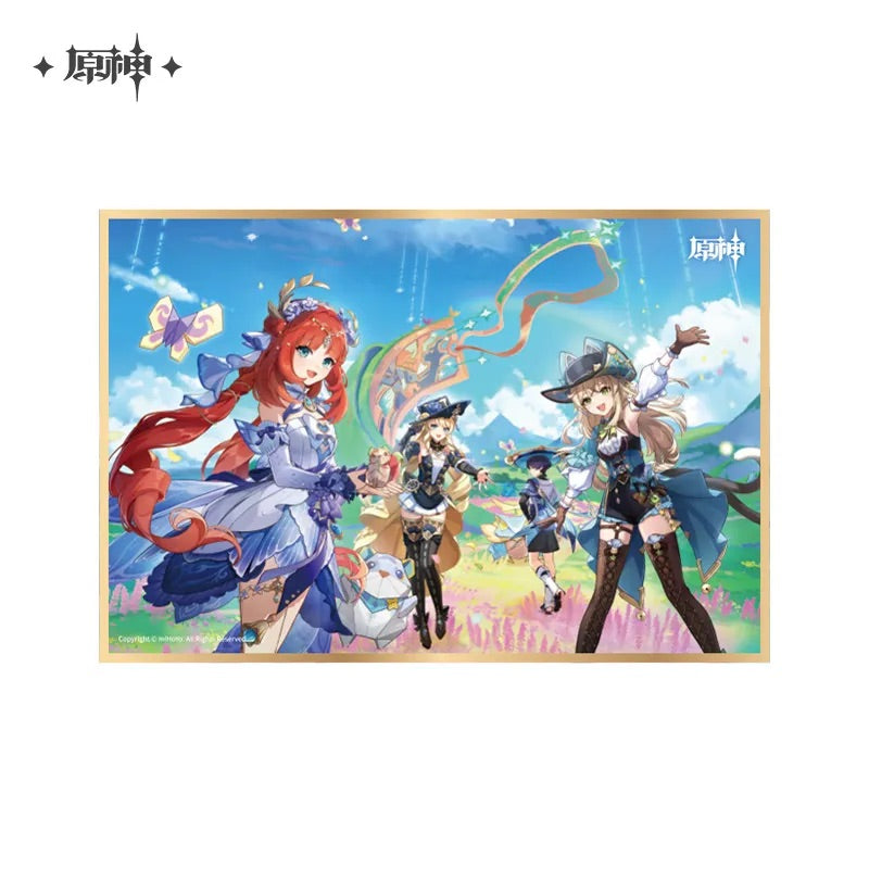 Genshin Impact Shikishi Card Board