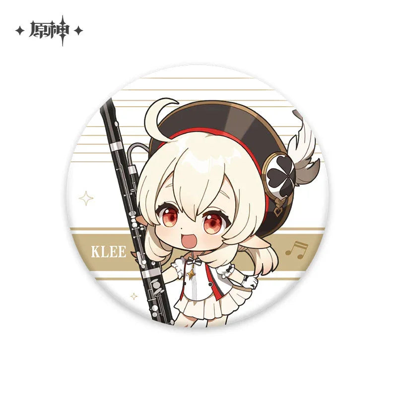 Genshin Impact Melodies of an Endless Journey Chibi Character Series Badge