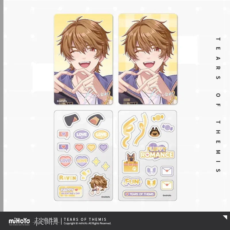 Tears of Themis Fluffy Romance Series Exclusive Photo Card Decoration Set
