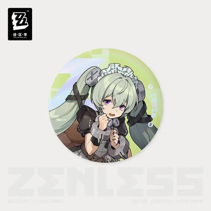 Zenless Zone Zero Time Signal Research Series Tinplate Badge
