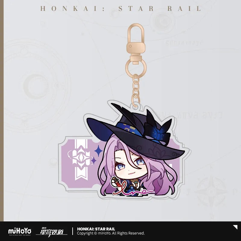 Pom-Pom Exhibition Series Acrylic Keychain