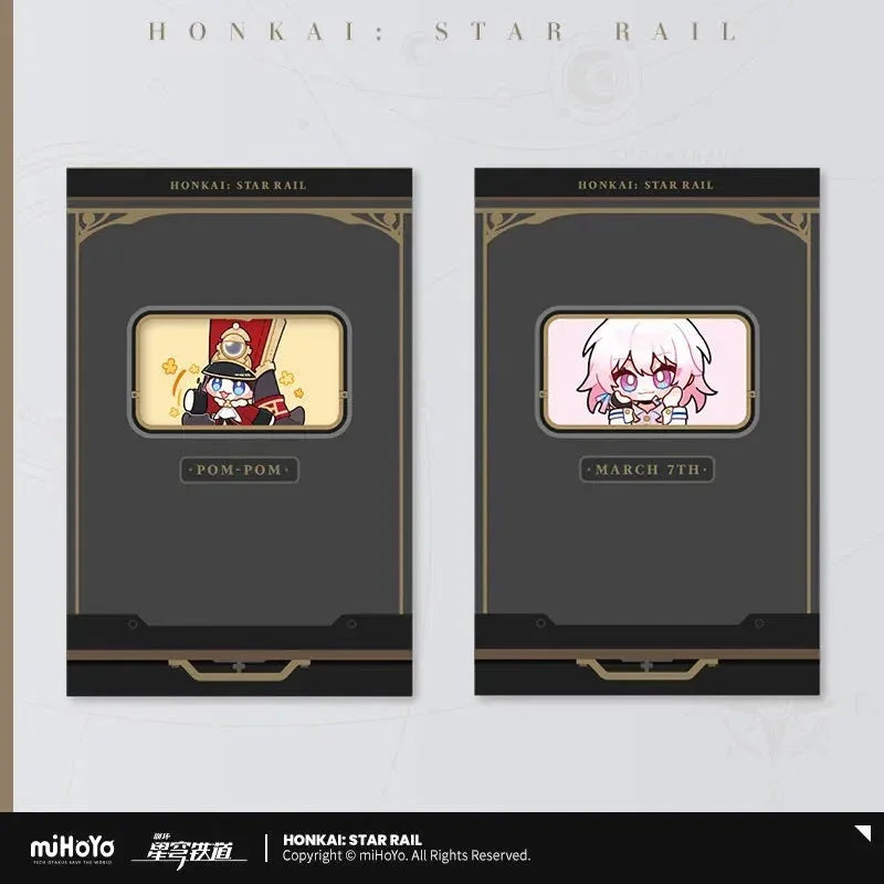 Honkai: Star Rail Pom-Pom Exhibition Series Pom-Pom Chibi Sticky Notes Set