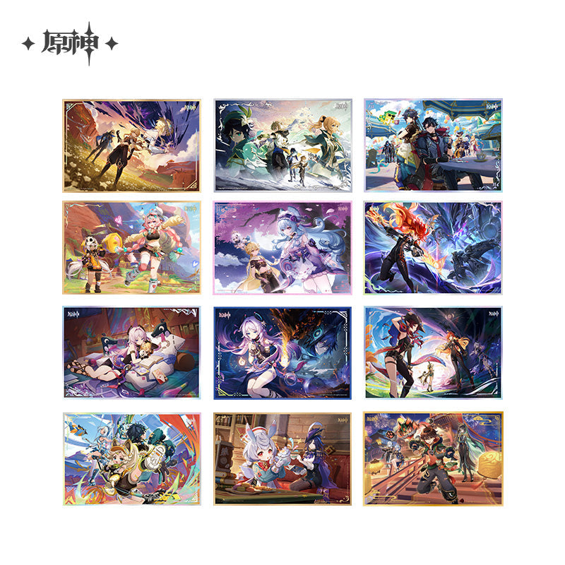 Genshin Impact Theme Series Acrylic Shikishi Cardboard