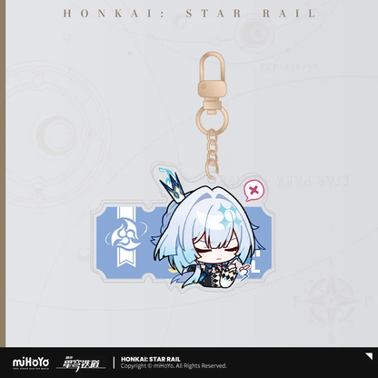 Pom-Pom Exhibition Series Acrylic Keychain