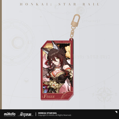 Invitation From The Stellar Series Quicksand Acrylic Keychain