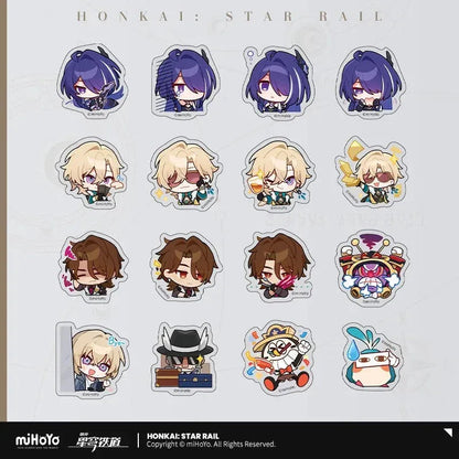 Honkai: Star Rail Pom-Pom Exhibition Series Chibi Sticker Box