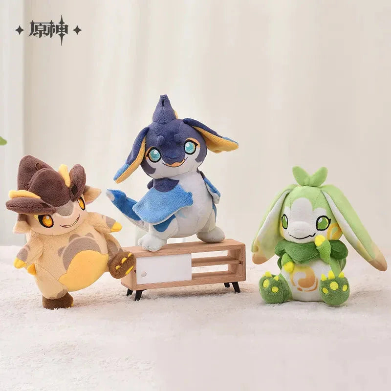 Genshin Impact Blaze to Natlan Series Baby Saurian Dragon Plush Keychains