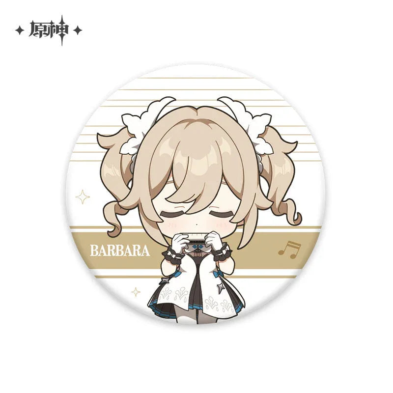 Genshin Impact Melodies of an Endless Journey Chibi Character Series Badge