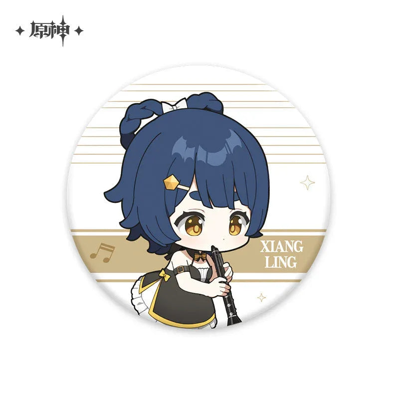Genshin Impact Melodies of an Endless Journey Chibi Character Series Badge