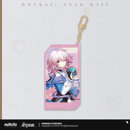 Invitation From The Stellar Series Quicksand Acrylic Keychain
