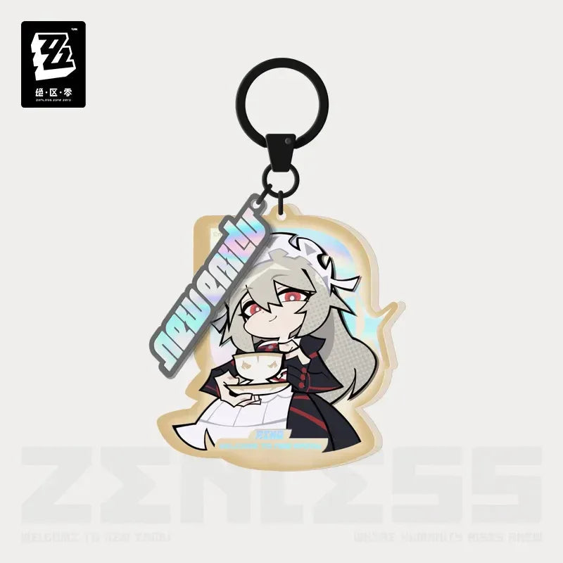 Zenless Zone Zero New Eridu Series Chibi Acrylic Keychain Victoria Housekeeping Co.