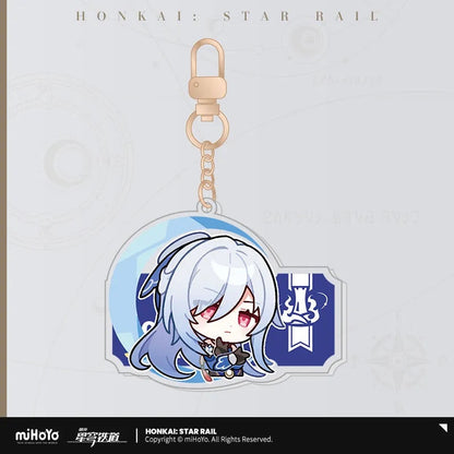 Pom-Pom Exhibition Series Acrylic Keychain