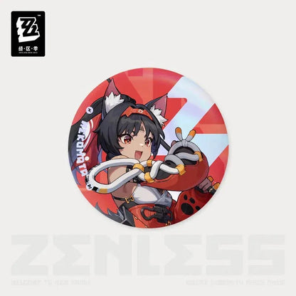 Zenless Zone Zero Time Signal Research Series Tinplate Badge