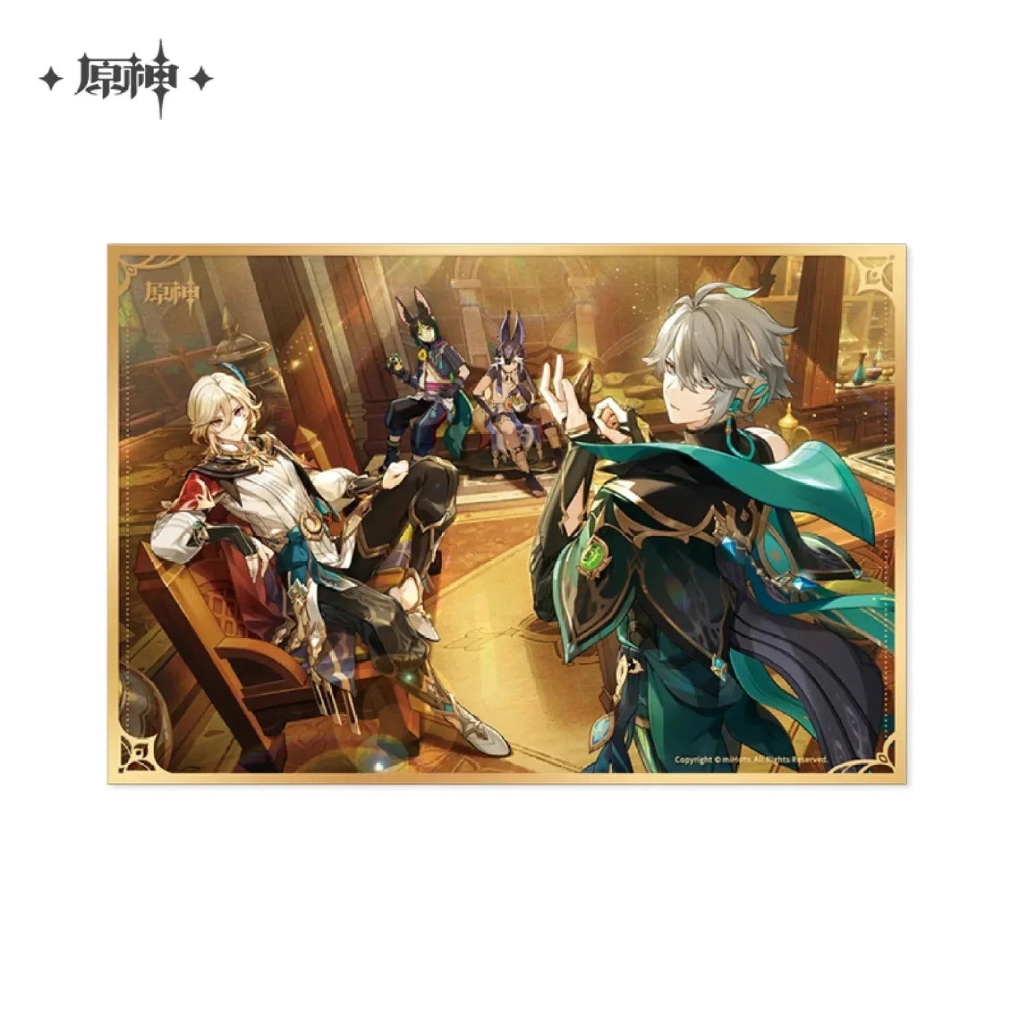 Genshin Impact Theme Series Acrylic Shikishi Cardboard