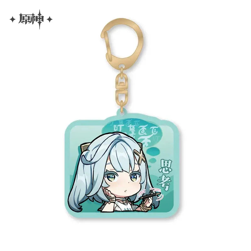 Genshin Impact Chibi Emojis Series Acrylic Keychain Sumeru