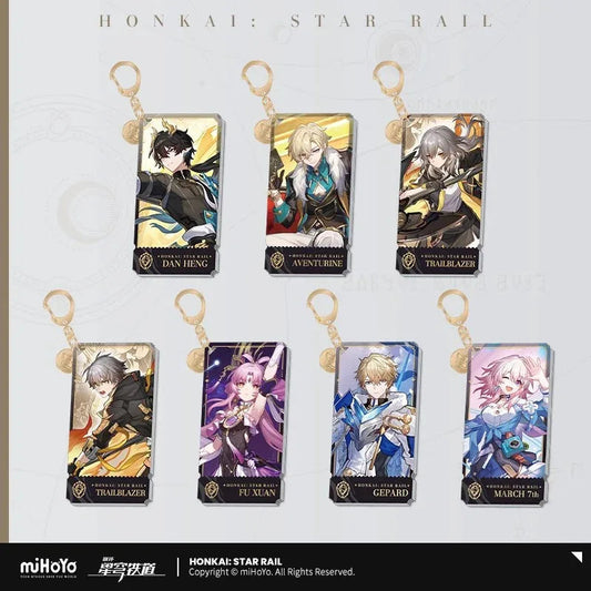 Honkai: Star Rail The Preservation Character Warp Artwork Acrylic Keychain