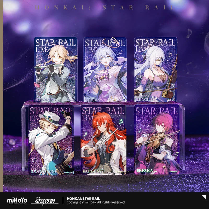 Honkai: Star Rail LIVE Series Glitter Quicksand Acrylic Ornaments