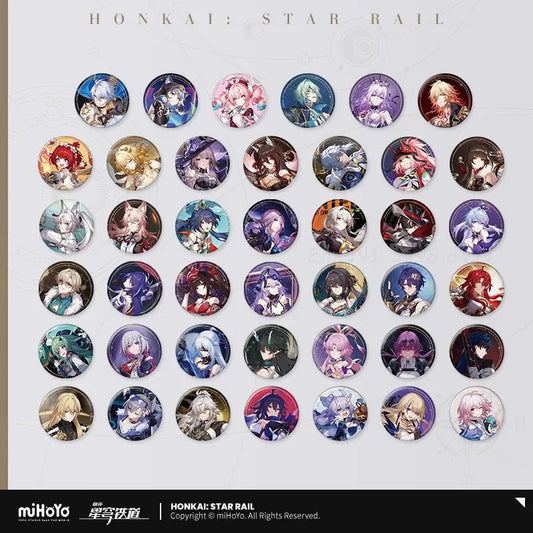 Honkai: Star Rail Invitation From The Stellar Series Tinplate Badge
