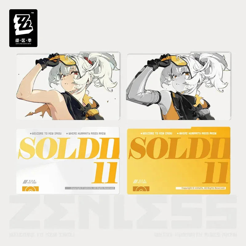 Zenless Zone Zero Mindscape Cinema Series Obol Squad Framed Acrylic Insert Set