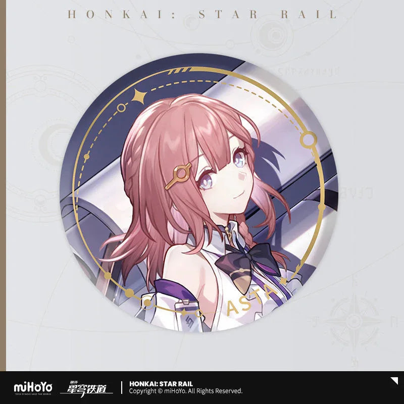 Honkai: Star Rail The Harmony Character Warp Artwork Tinplate Badge
