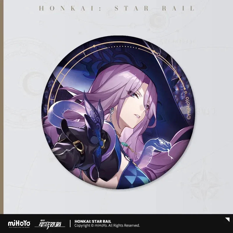 Honkai: Star Rail Invitation From The Stellar Series Tinplate Badge