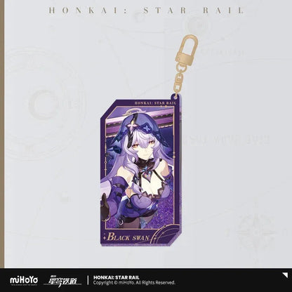 Honkai: Star Rail Invitation From The Stellar Series Glitter Quicksand Acrylic Keychain