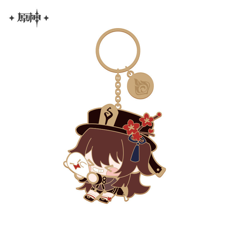 Genshin Impact Chibi Character Metal Pendant